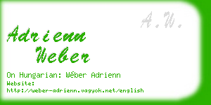 adrienn weber business card