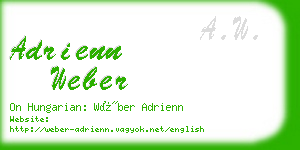 adrienn weber business card